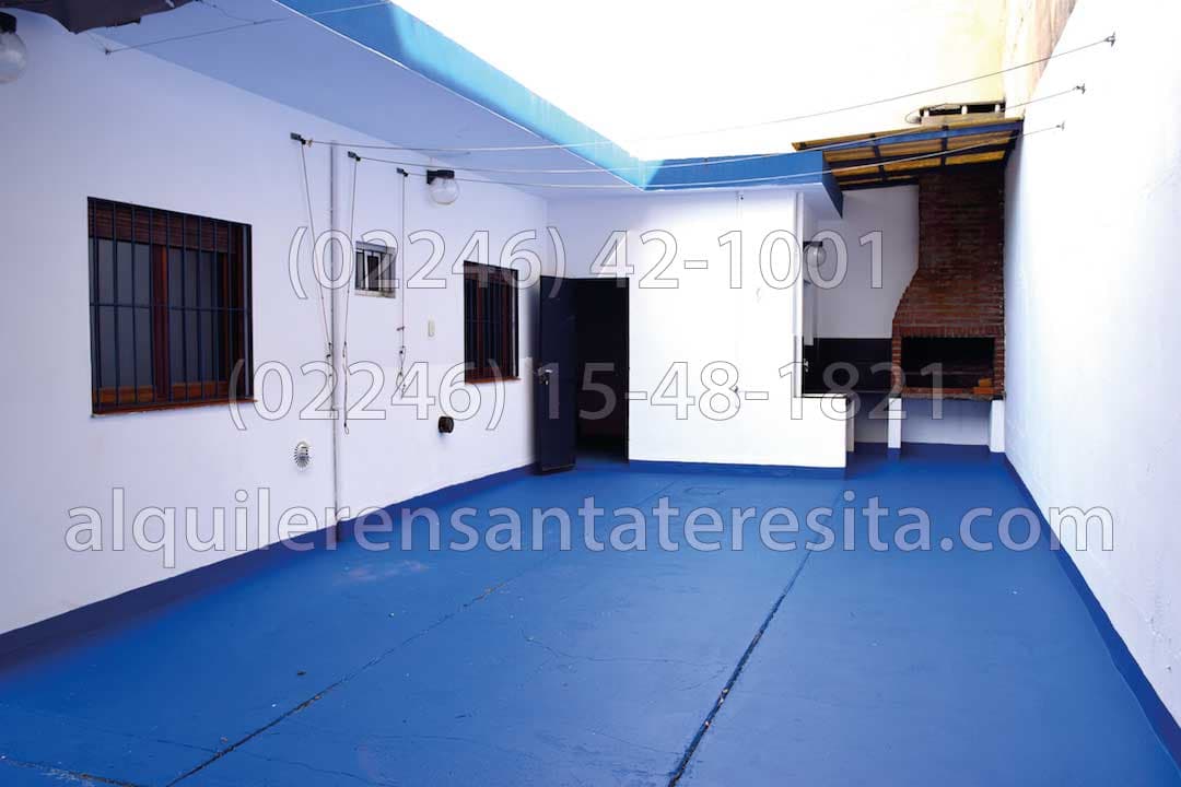 Patio y parrilla de Alquiler en Santa Teresita